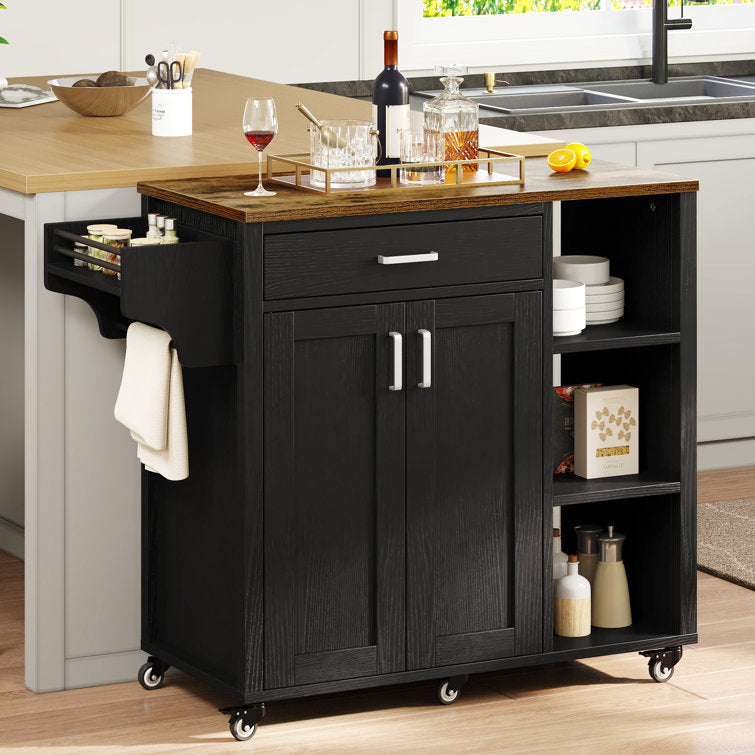 Wood Kitchen Cart