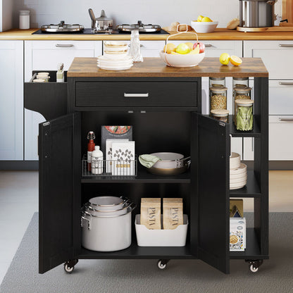 Wood Kitchen Cart